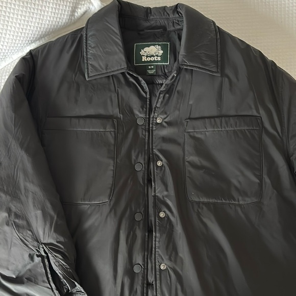Roots Black Shacket - Picture 1 of 9